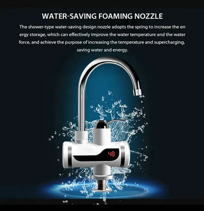 Instant Hot Water Tap | Electric Geyser for Bathroom and Kitchen Basin