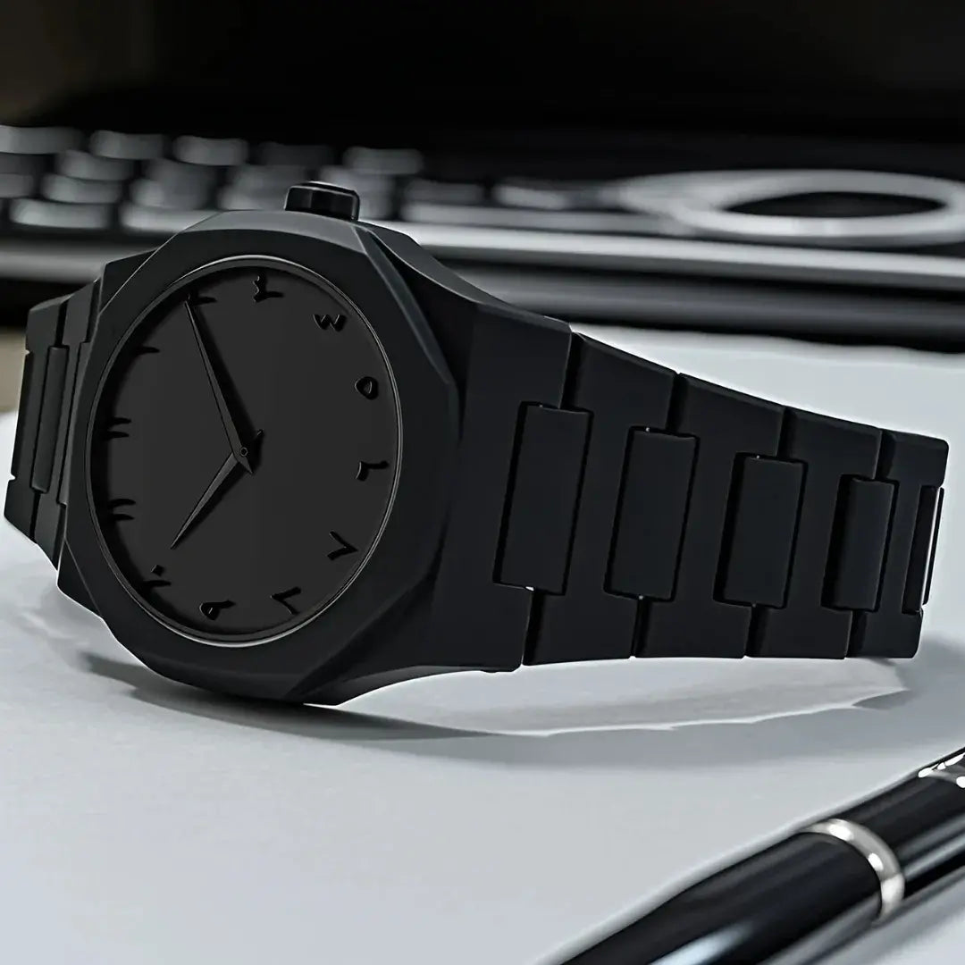 BLACK ARABIC AURA WATCH | IMPORTED - GRAND 50% OFF