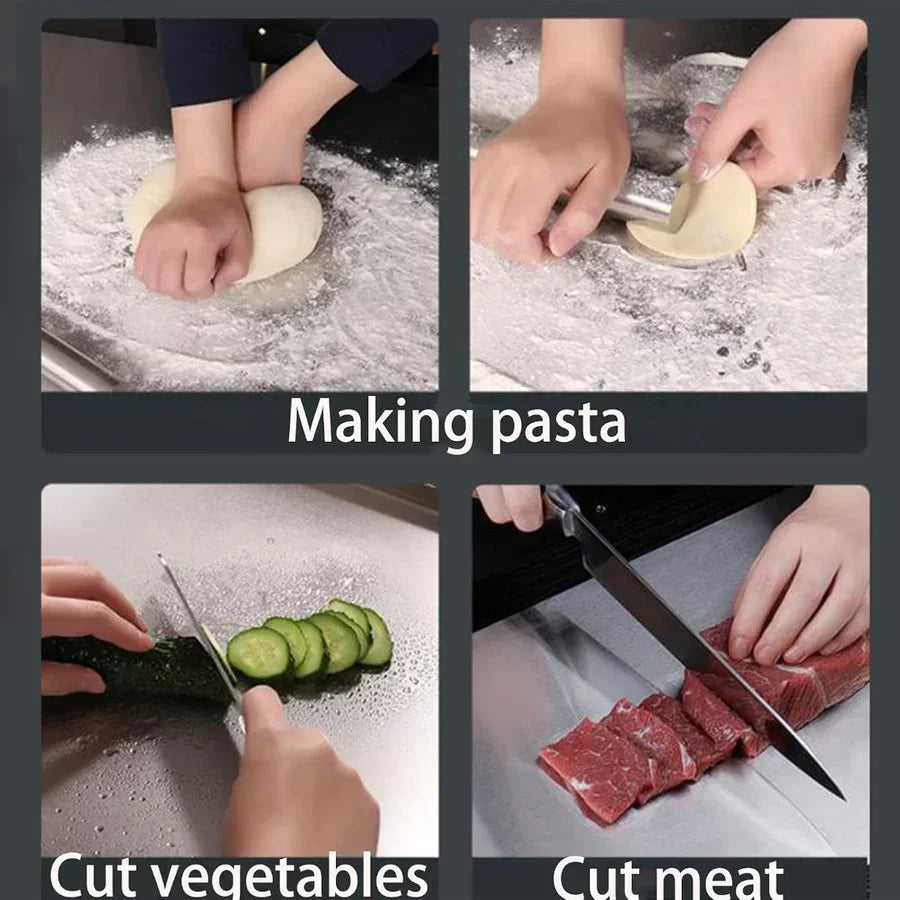 Stainless Steel Cutting Board (Large 48x40 cm) Delivery Free