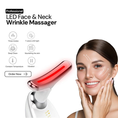 LED Anti-Wrinkle & Anti Aging Massager (For Face & Neck)