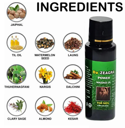 DA ZEAGRA POWER MASSAGE OIL | IMPORTED |
