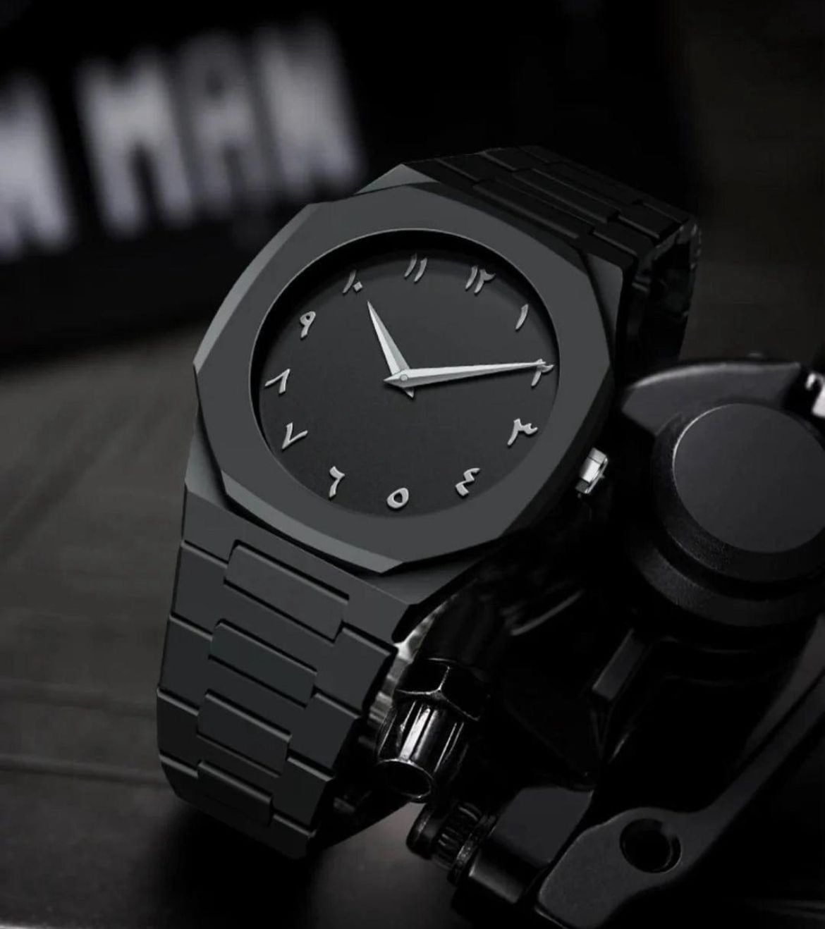 BLACK ARABIC AURA WATCH | IMPORTED - GRAND 50% OFF