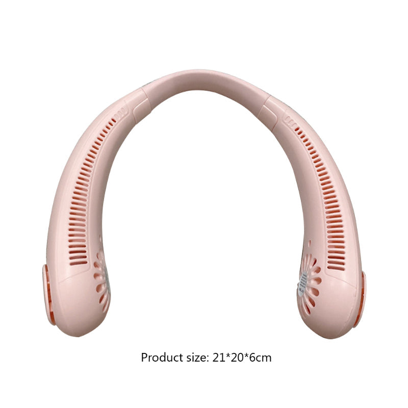 Mini Portable  Rechargeable Neck Fan With 360° Airflow | Low Weight |