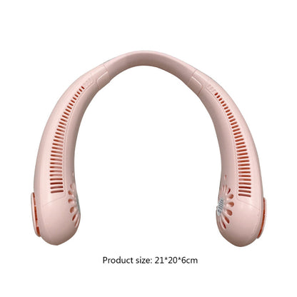 Mini Portable  Rechargeable Neck Fan With 360° Airflow | Low Weight |